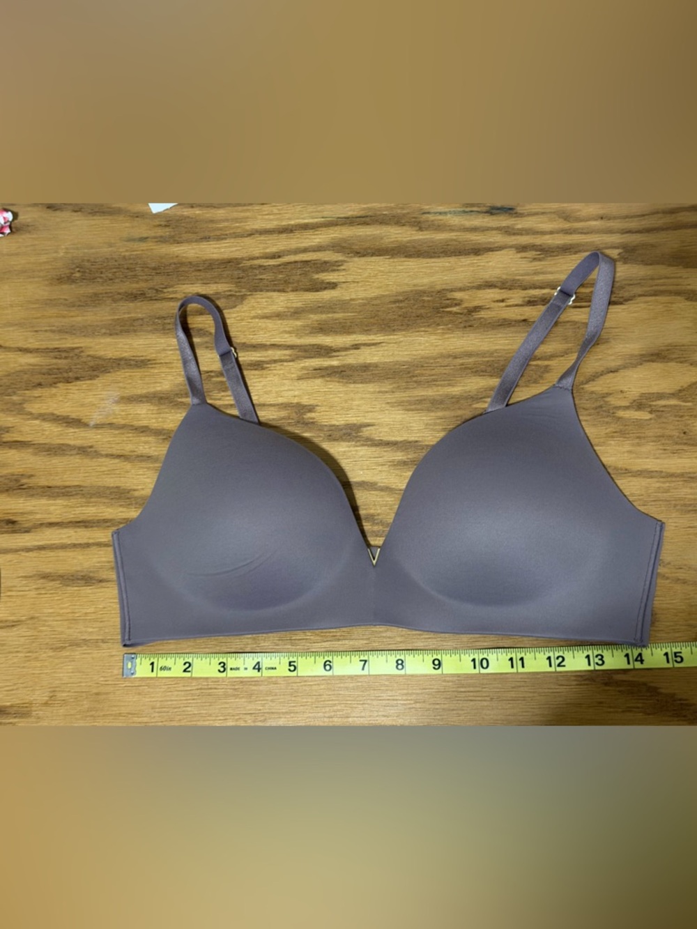 Seamless T-Shirt Bra in Mauve Gray - Women Intimates